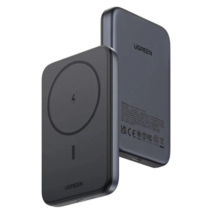 UGREEN Magnetic 10000mAh Wireless 20W Power Bank - Grey - Oraxxi